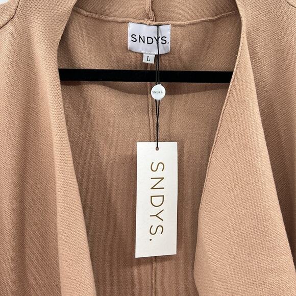 Revolve x SNDYS Tia Knit Cardigan - Camel - Large - New with tags - Picture 5 of 9